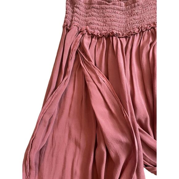 Elan 2 Pc Beach Swim Slit Flowy Pants and Tube Top Cover Up Set Sz S - Picture 4 of 9